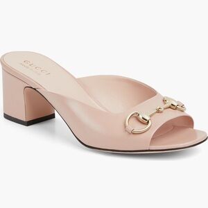 Authentic Gucci Women’s Lady Horsebit Leather slide Sandals new 10 US, 40 EU